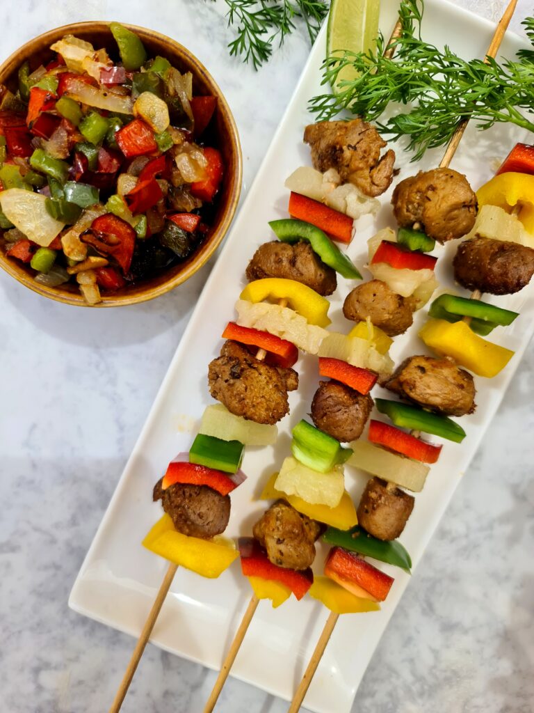 Pinchitos con carne Vegetal 